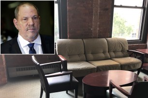 The Weinstein Company's now-abandoned offices at 375 Greenwich St. still hold Harvey Weinstein's old furniture.