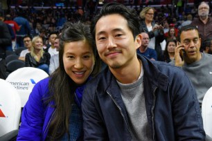 Steven Yeun and Joana Pak