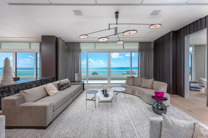 Kim Kardashian and Kanye West's Miami apartment.