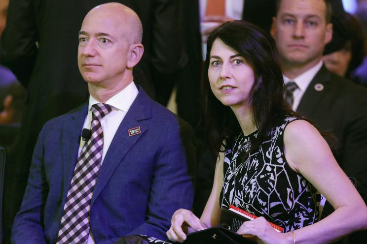 Jeff and MacKenzie Bezos