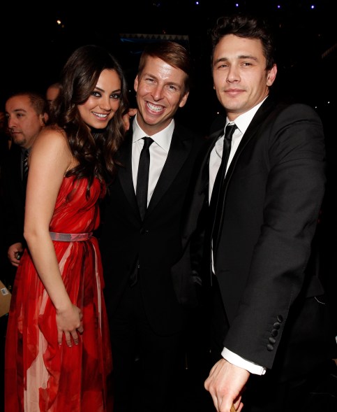 And he enjoyed the 2011 SAG Awards with Mila Kunis and James Franco.