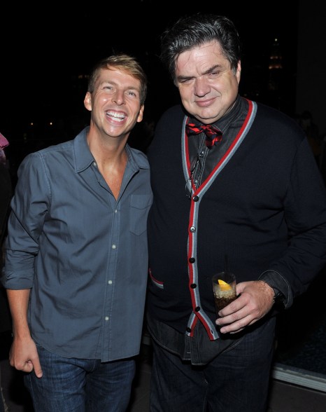 McBrayer and Oliver Platt hung out at "The Oranges" afterparty in 2012.