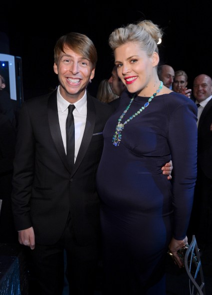 McBrayer beamed alongside a pregnant Busy Philipps at the 2013 SAG Awards.