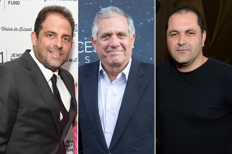 Brett Ratner, Les Moonves and Shervin Pishevar