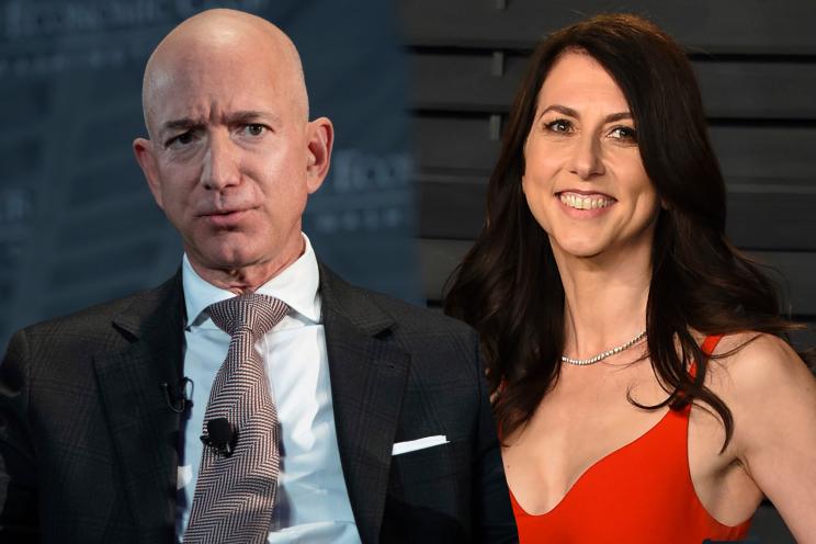 Jeff and MacKenzie Bezos