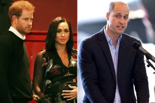 Prince Harry and Meghan Markle; Prince William