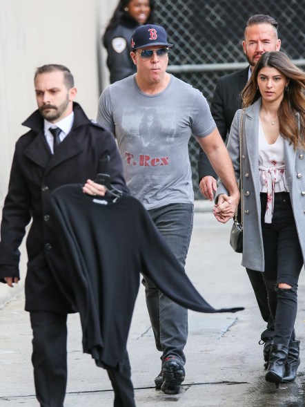 Dane Cook goes hand in hand with his girlfriend, Kelsi Taylor, who is 27 years his junior.