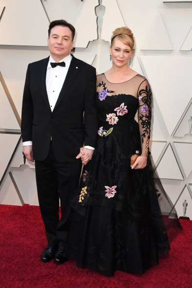 Mike Myers and wife Kelly Tisdale