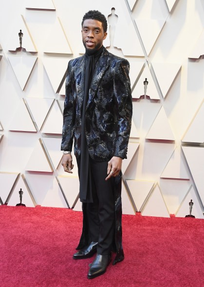 Chadwick Boseman in Givenchy Haute Couture