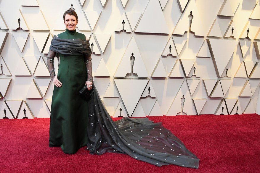 Olivia Coleman in Prada