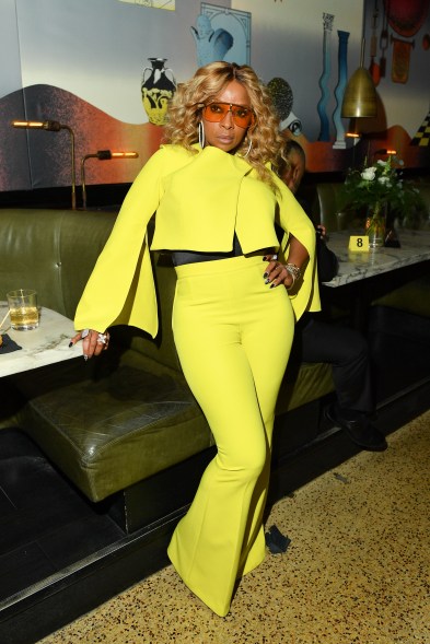 Mary J. Blige attends the after party of Netflix's "The Umbrella Academy" in Toronto.