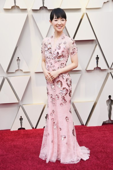 Marie Kondo in Jenny Packham