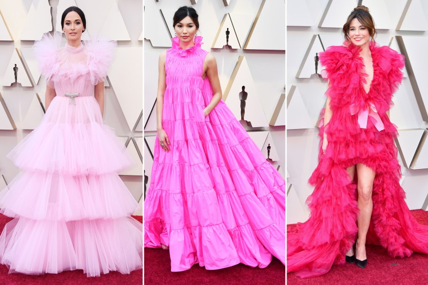 Pink dresses rule the 2019 Oscars red carpet