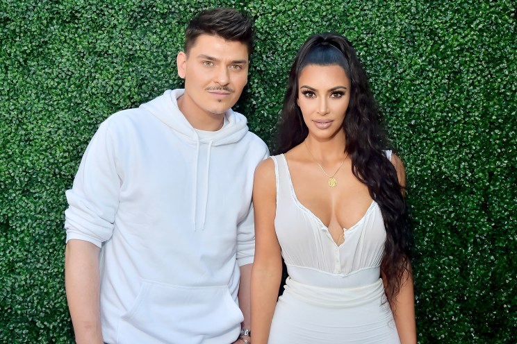 Mario Dedivanovic and Kim Kardashian