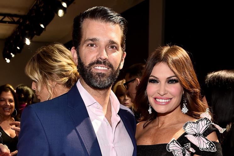 Kimberly Guilfoyle and Donald Trump Jr.