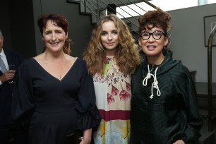 Fiona Shaw, Jodie Comer and Sandra Oh