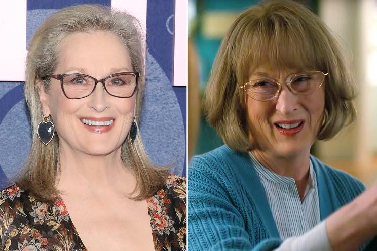 Meryl Streep and her character in "Big Little Lies"