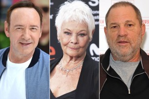 Kevin Spacey; Judi Dench; Harvey Weinstein