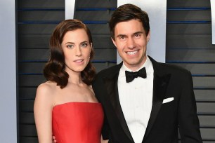 Allison Williams and Ricky Van Veen