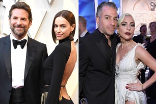 Bradley Cooper, Irina Shayk, Christian Carino and Lady Gaga