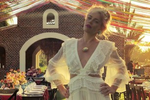 Busy Philipps in her Zimmermann dress