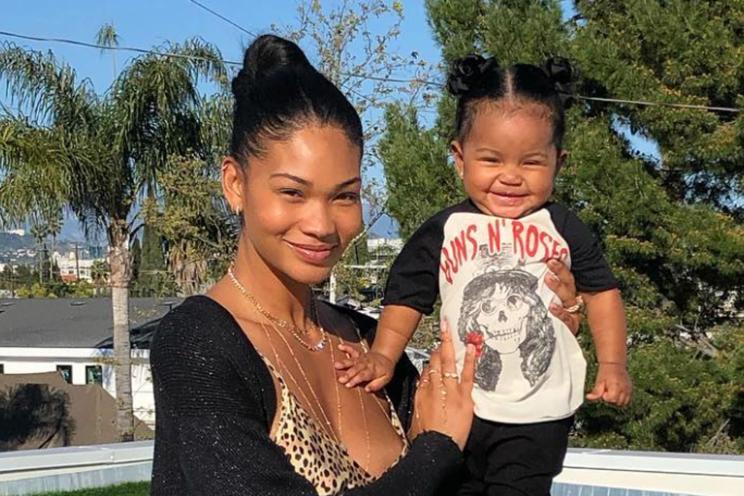 Chanel Iman with daughter Cali