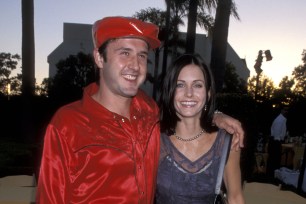 Courteney Cox and David Arquette in 1996