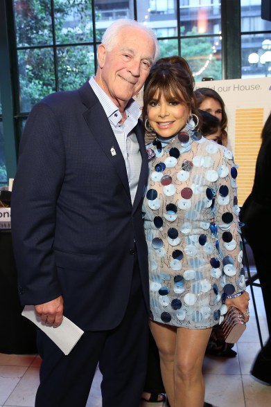 Ken Schulman and Paula Abdul attend the Ronald McDonald House New York Heroes Volunteer Event in New York.