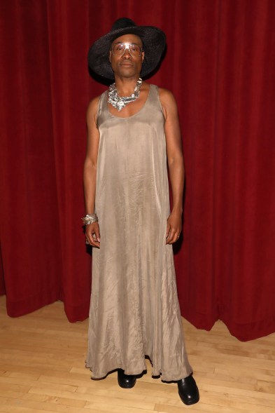 In an easy slip dress at the Metropolitan Museum of Art.