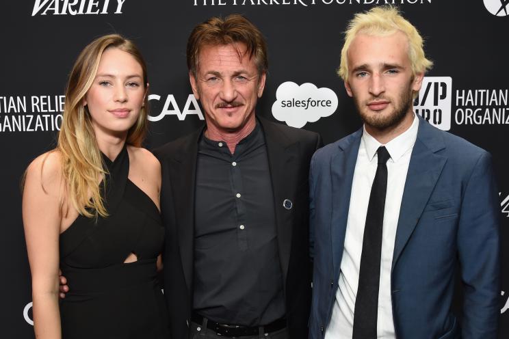 Dylan Penn, Sean Penn and Hopper Penn