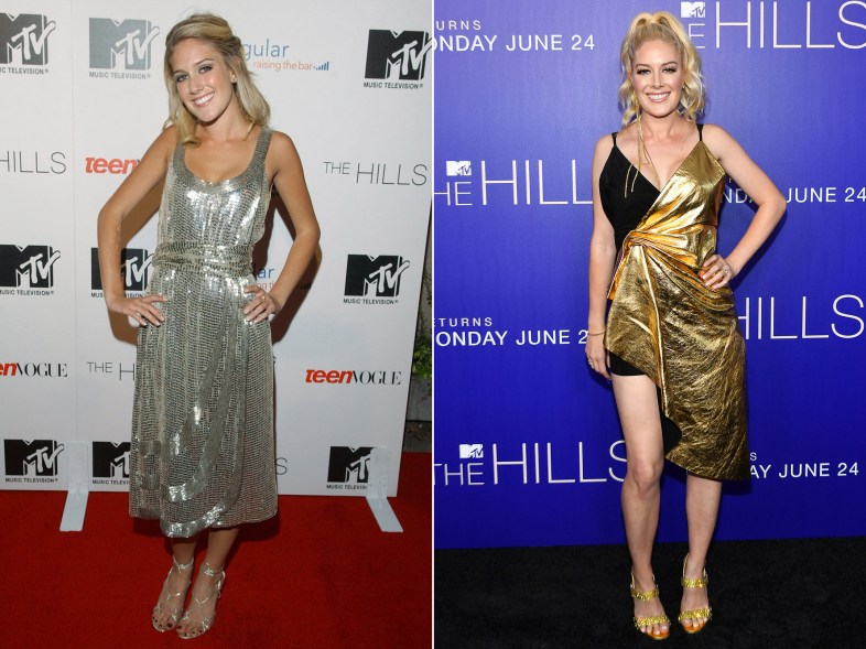 Out of everyone in the cast, Heidi Montag's unquestionably the one who's changed the most over the past decade. But while her face and body look completely different than they did back in 2006, she clearly hasn't lost her love for a sparkly party dress.