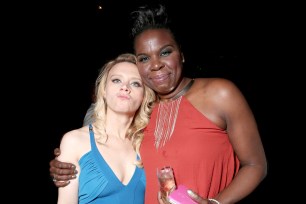 Kate McKinnon and Leslie Jones