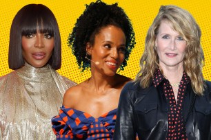 Naomi Campbell, Kerry Washington and Laura Dern