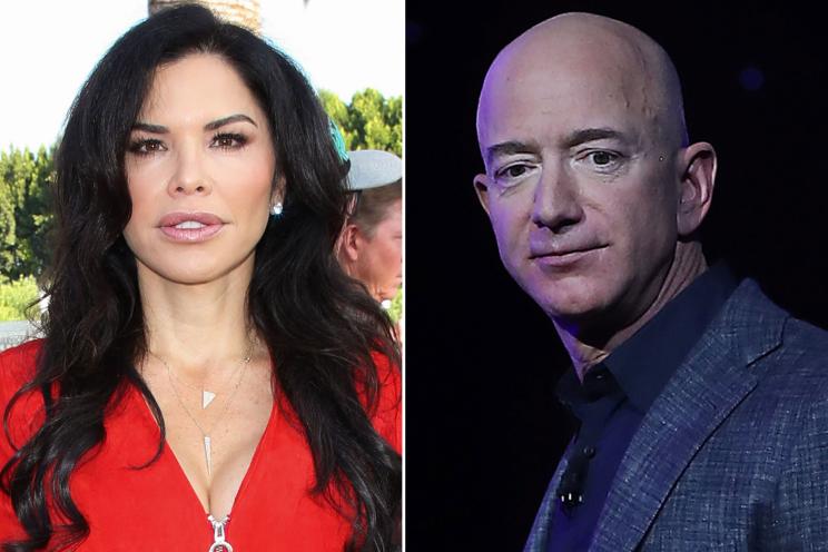 Lauren Sanchez and Jeff Bezos