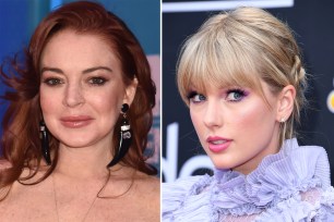 Lindsay Lohan and Taylor Swift