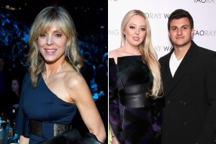 Marla Maples, Tiffany Trump and Michael Boulos