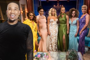 Kendell Dempster and the cast of "The Real Housewives of Potomac"
