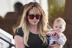 Hilary Duff and her daughter Banks