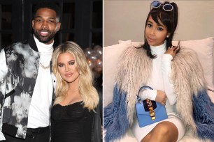 Tristan Thompson, Khloé Kardashian and Jordan Craig