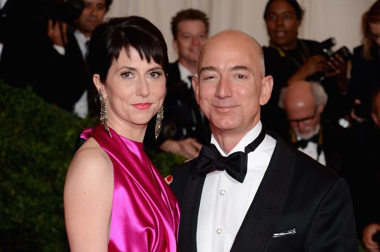 Mackenzie Bezos and Jeff Bezos