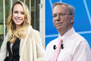 Alexandra Duisberg and Eric Schmidt