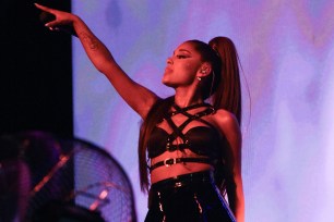 Ariana Grande performs at Manchester Pride 2019
