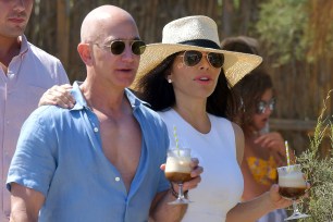 Jeff Bezos and girlfriend Lauren Sánchez