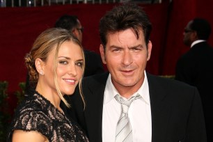 Charlie Sheen and Brooke Mueller in 2009