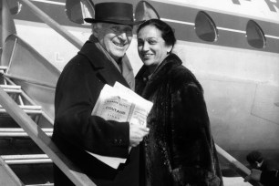 Marc Chagall and wife Valentina Brodsky in 1962