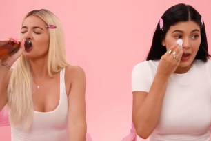 Khloé Kardashian and Kylie Jenner