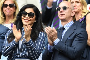 Lauren Sanchez and Jeff Bezos