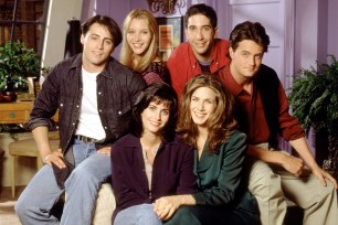 (Clockwise from top left): "Friends" stars Matt LeBlanc, Lisa Kudrow, David Schwimmer, Matthew Perry, Jennifer Aniston and Courteney Cox