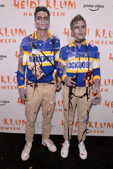 Antoni Porowski and Kevin Harrington as undead Blockbuster Video employees