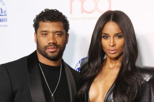 Ciara and Russell Wilson